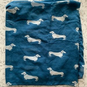 Dachshund circle scarf
